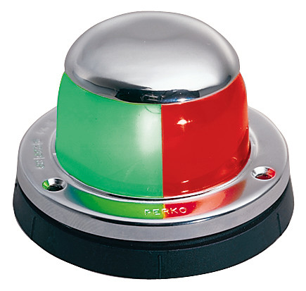 Perko 0972dposts Chrome-plated Horizontal-mount Bi-color Light - 0972DPOSTS