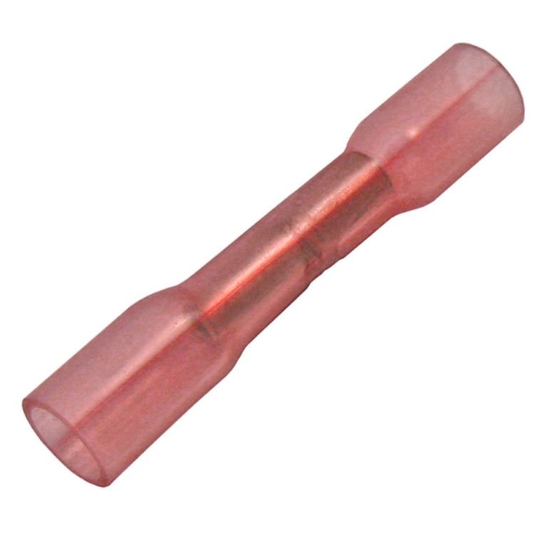 Pico 2250gt Crimp & Heat Shrink Nylon Butt Connector - 22-16 Awg (red), 25-pack - 2250GT