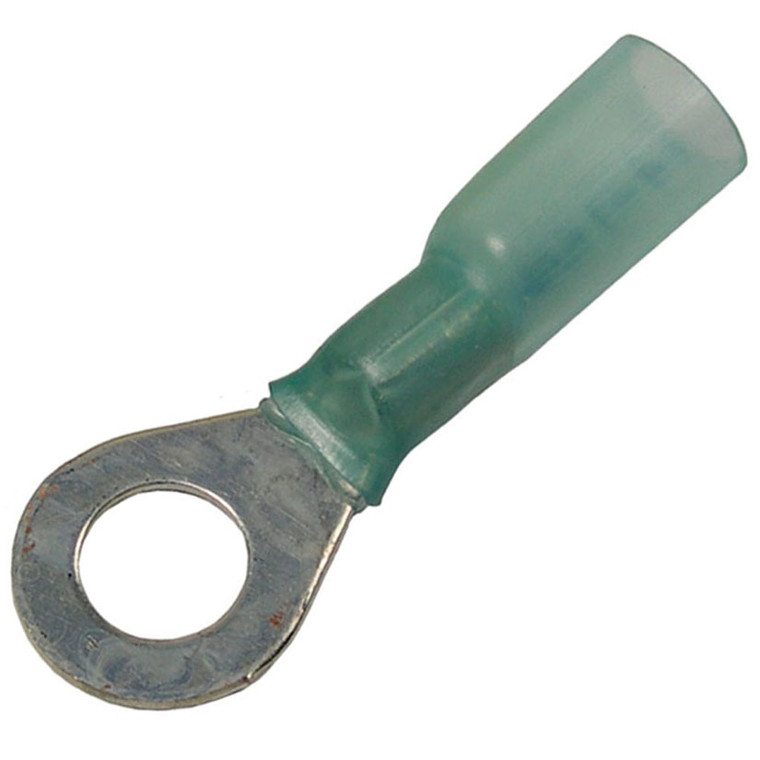 Pico 2222pt Crimp & Heat Shrink Ring Terminal - #10 Stud, 16-14 Awg (blue), 5-pack - 2222PT