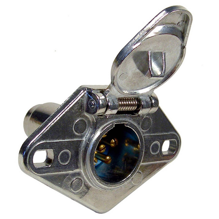 Pico 0729pt 6-pole Trailer Connector With Polarized Plug - 35 Amp, Female - 0729PT