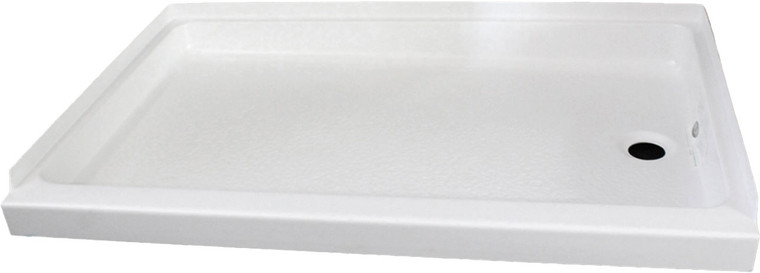 Specialty Recreation Sp2440wl Shower Pan - 24" X 40", Lh Drain, White - SP2440WL