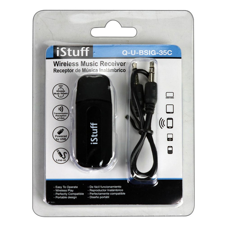 Istuff Usb Bt Dongle Wireless Music Receiver - Q-U-BSIG-30