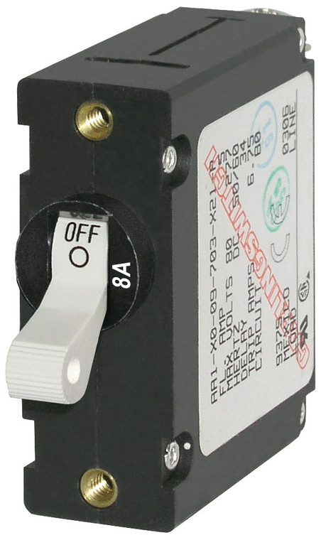 Blue Sea - Circuit Breaker Aa1toggle 8a Wht - 7299-BSS