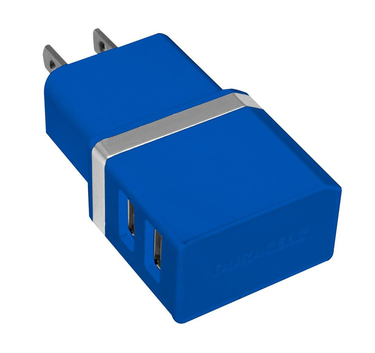 Esi Cases - Dual Usb Ac Charger Blu - LE2194