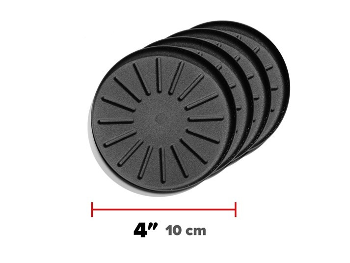 Weathertech - 4' Coasters Bk - 8A4CSTBK