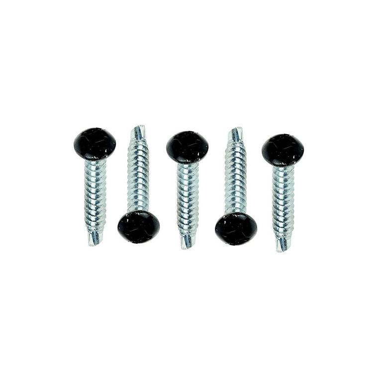 A P Products - AP Products 012PTK500BL8X1 Pan Head Tri-Screw Self-Drilling, 8 x 1, Black, 500/pk - 012-PTK500BL 8 X 1