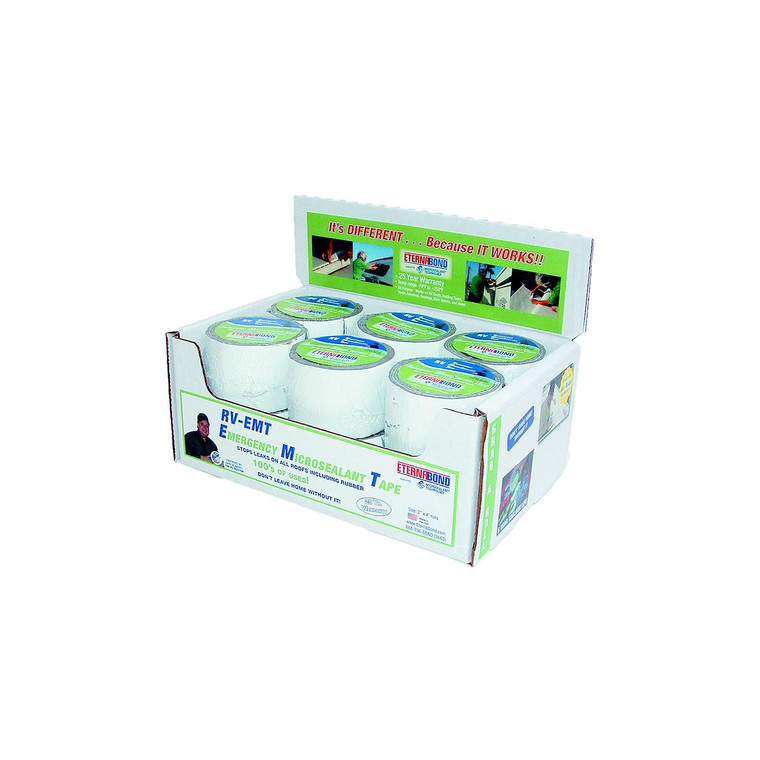 Eternabond - Eternabond RVEMT40BPOP RV EMT Leak Repair Tape, Case of 40 2" x 48" Rolls - RV-EMT-40BPOP