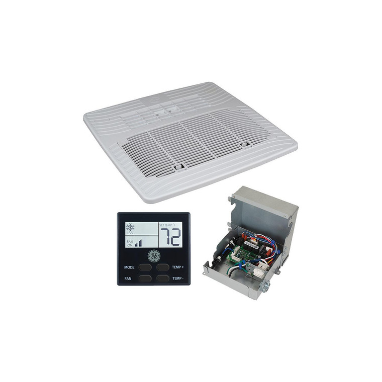 GE Appliances - GE RVACDKITB Air Conditioner Accessory Kit, Non-Ducted, Black - RVAC-DKITB