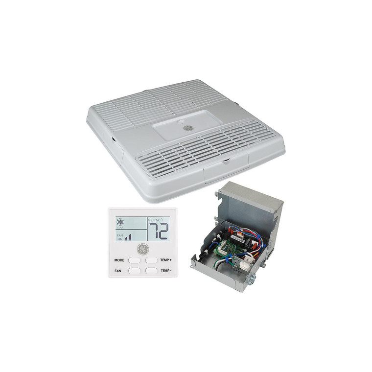 GE Appliances - GE RVACNKITW Air Conditioner Accessory Kit, Ducted, White - RVAC-NKITW