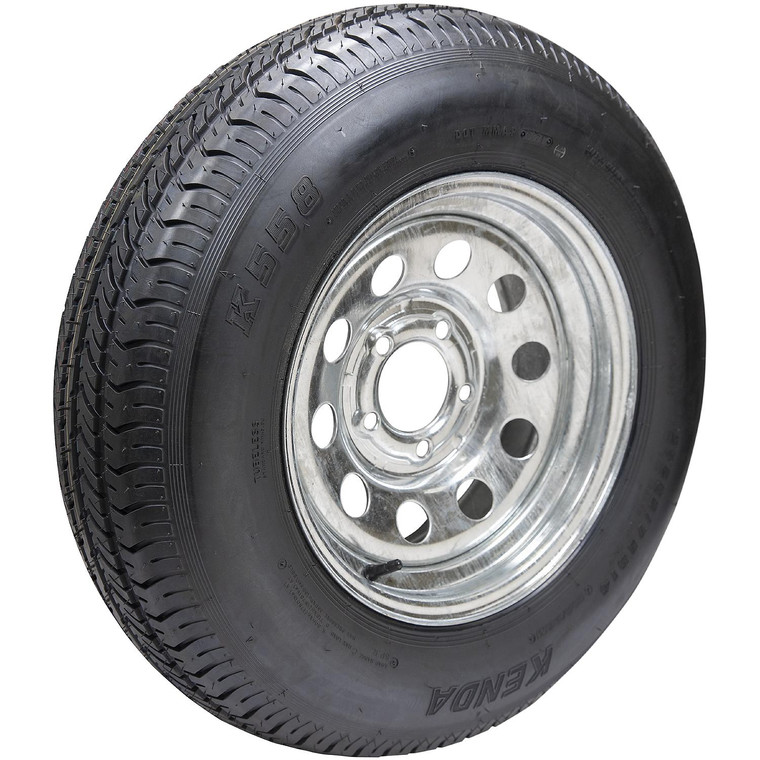 Seachoice Products - Seachoice 53414 ST205/75D14C/5H KR558 14" Galvanized Spoke, 5 Lug Bias  Tire & Wheel Assembly - 3S449