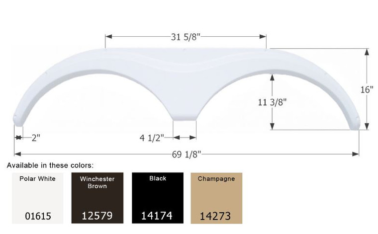Icon - Fender Skirt  Tandem  Heartland  Fs - 14273