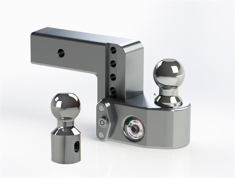 Weigh Safe - 4inadj Ballmount 2.5inshank - WS4-2.5