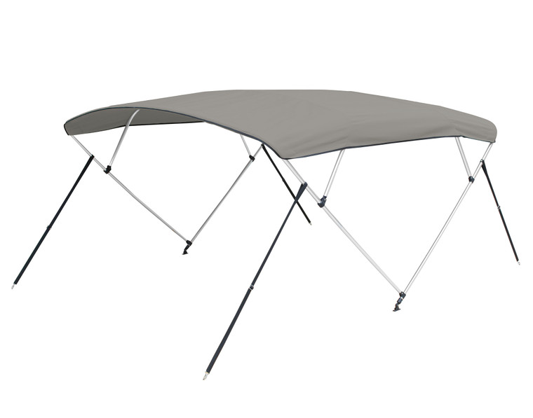 Carver 4a5493tb-10 8'l 4-bow Round Tube Bimini Top Kit - 54"h, Fits 91"-96" W, Cadet Gray - 4A5493TB-10