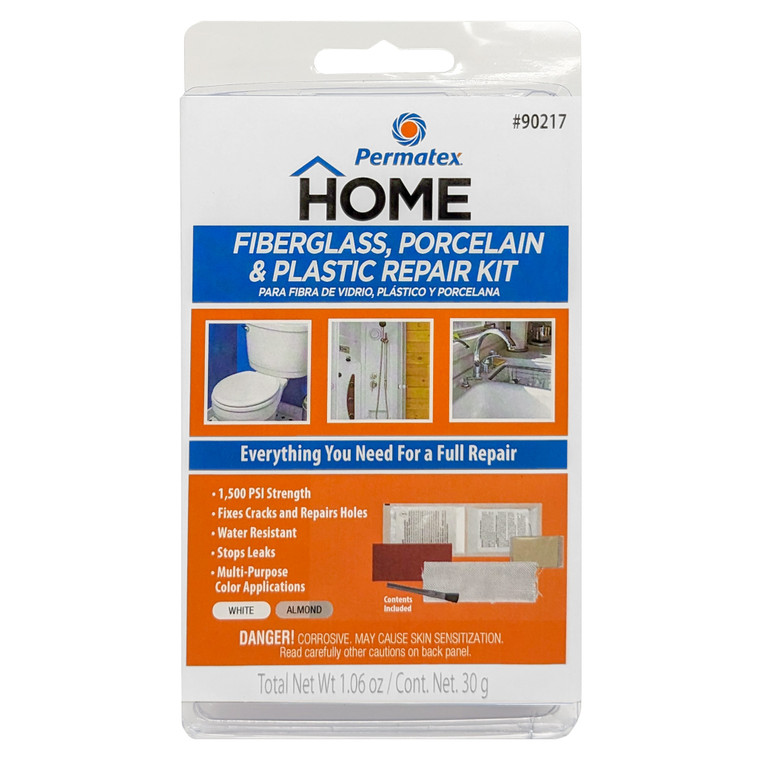 Devcon 002-90217 Fiberglass, Porcelain And Plastic Repair Kit - White/almond - 002-90217 Devcon 002-90217 Fiberglass, Porcelain And Plastic Repair Kit - White/almond - 002-90217