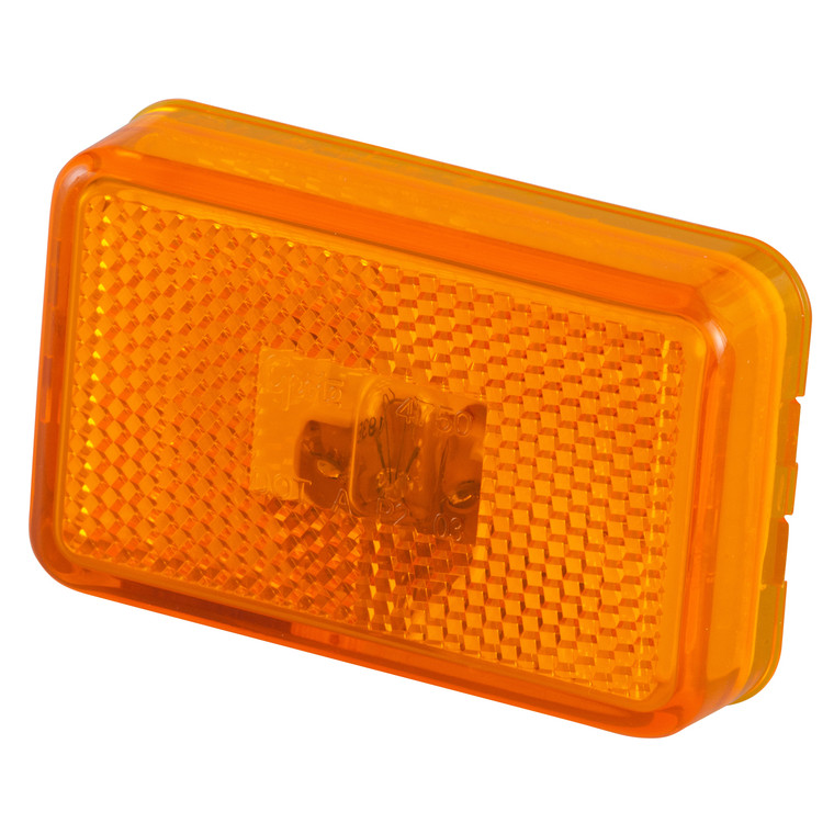 Grote 45233 Clearance Marker Lights With Built-in Reflector - Amber - 45233
