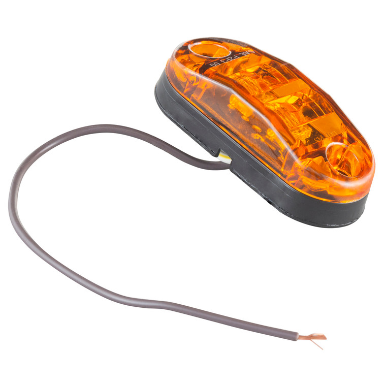 Grote 47013 Oval Led Clearance Marker Light - 2.5", Amber Lens - 47013