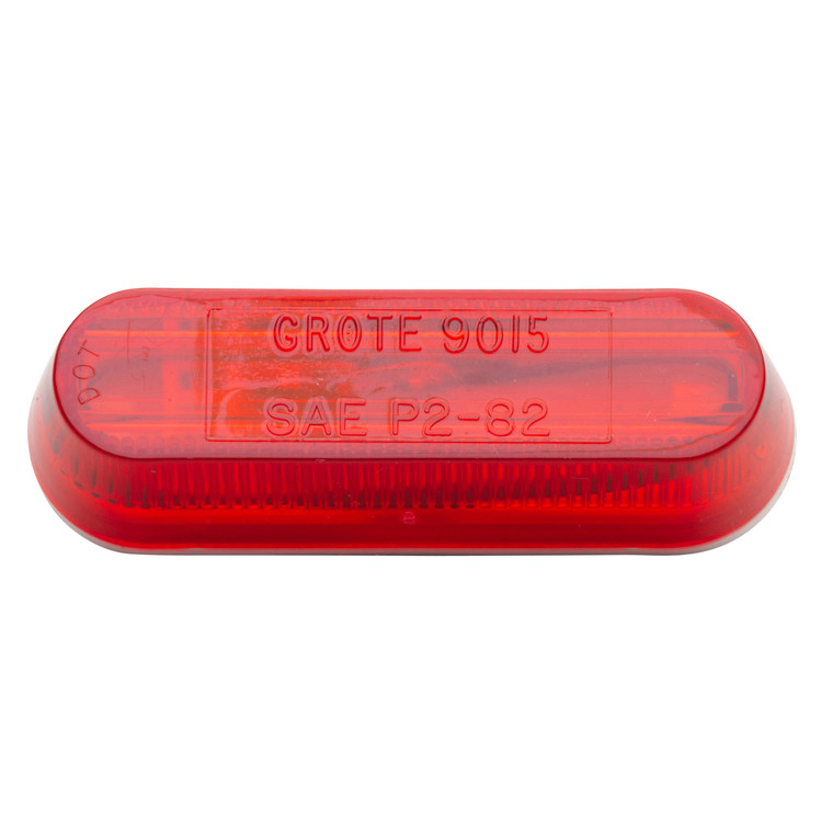 Grote 45252-5 Thin-line Single-bulb Clearance Marker Light - Red (retail Packaging) - 45252-5