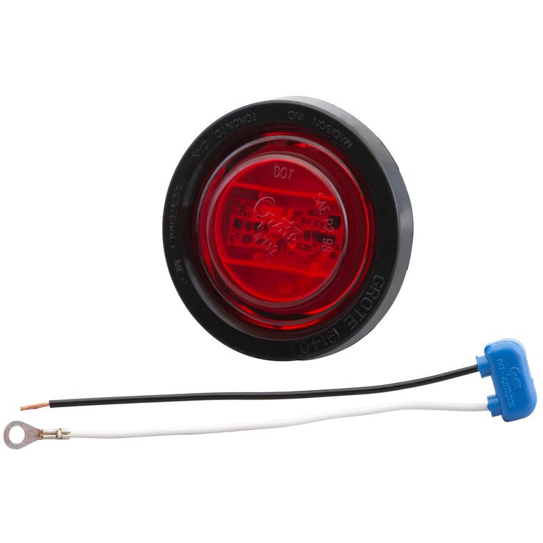 Grote 47472 Supernova Led Clearance Marker Light - 2.5", Kit (47122 + 91400 + 67001), Red - 47472 Grote 47472 Supernova Led Clearance Marker Light - 2.5", Kit (47122 + 91400 + 67001), Red - 47472