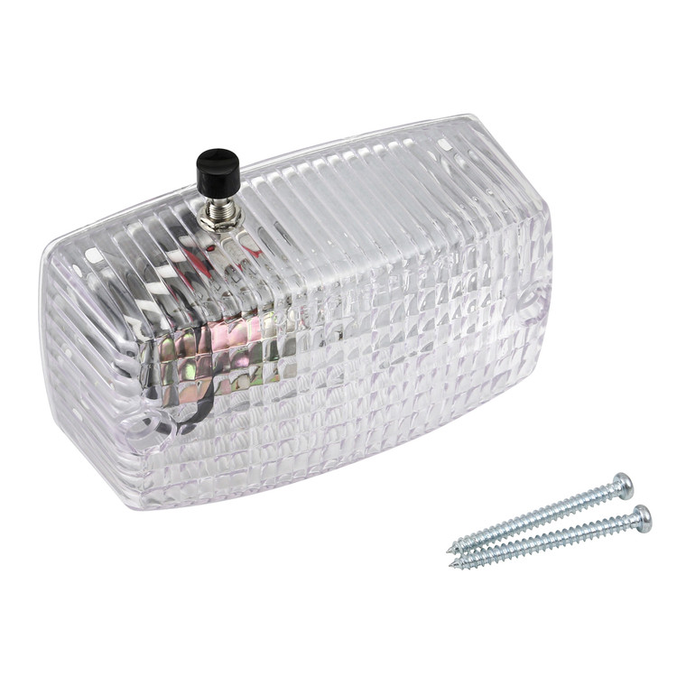 Grote 61491-5 Dome Light With Switch - Clear (retail Packaging) - 61491-5