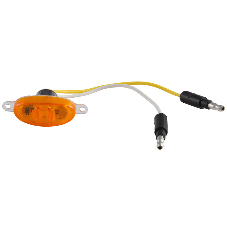Grote 45283 Micronova Led Clearance Marker Light With Surface Mount - Amber - 45283