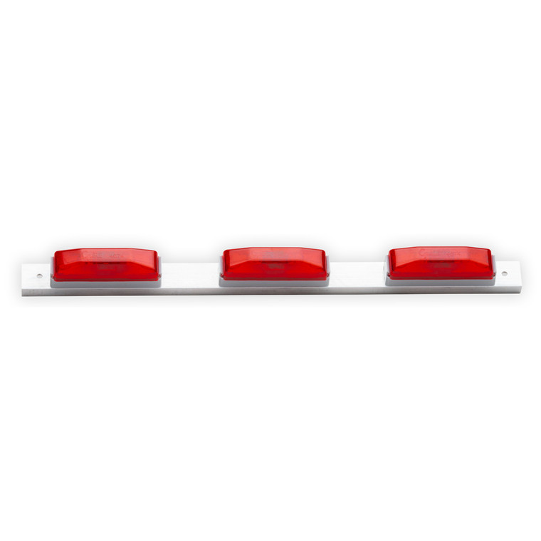 Grote 49132 Aluminum Thin-line Light Bar - Red - 49132