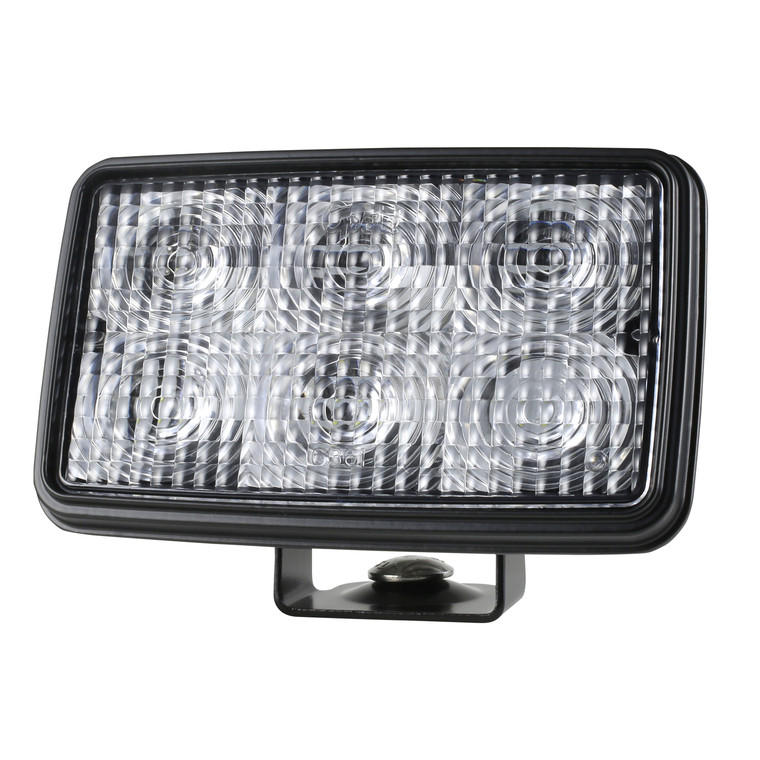 Grote 63741-5 Trilliant Mini Led Whitelight Work Light - 700 Lumens, Hardwired, Flood, Clear, 24v (retail Package) - 63741-5