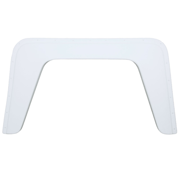 Icon 12684 Single Axle Fender Skirt Fs2684 For Damon - Polar White - 12684