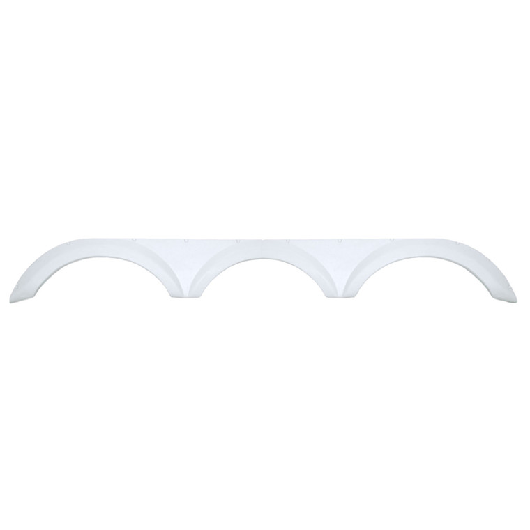 Icon 12258 Triple Axle Fender Skirt Fs2258 For Forest River - Polar White - 12258