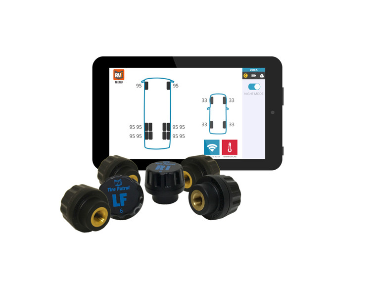 Rvi 50mg0029 Tire Patrol: Tire Pressure Sensor 6-pk For Motorhome - 50MG0029