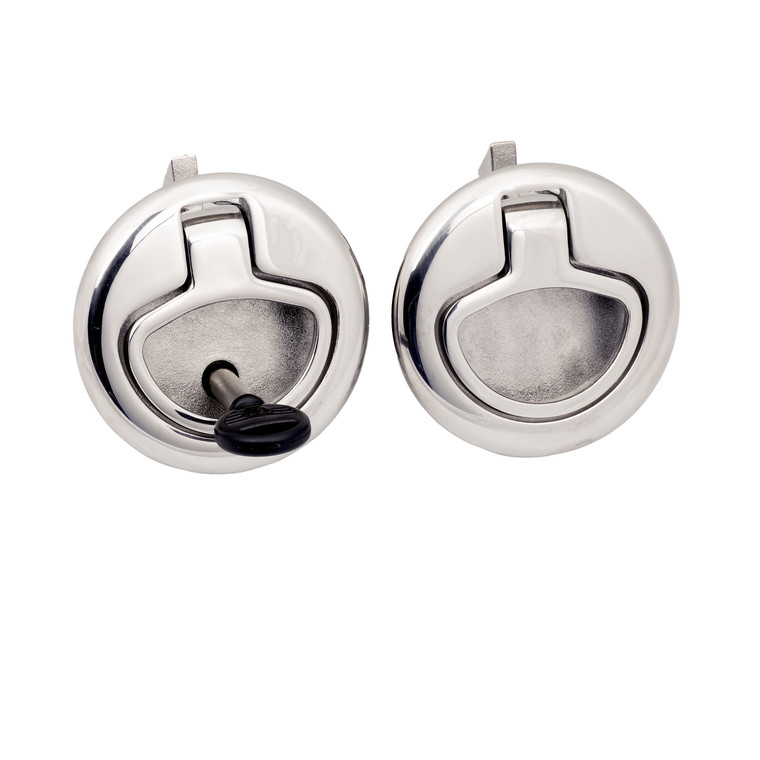 Whitecap S-0235c Stainless Steel Compression Handle - 3", Non-locking - S-0235C