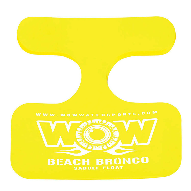 Wow Watersports 14-2150 Beach Bronco Pool Saddle Float - Yellow - 14-2150