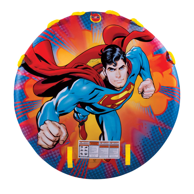 Wow Watersports 22-wto-3928 Dc Comics Superman 3p Deck Tube - 22-WTO-3928