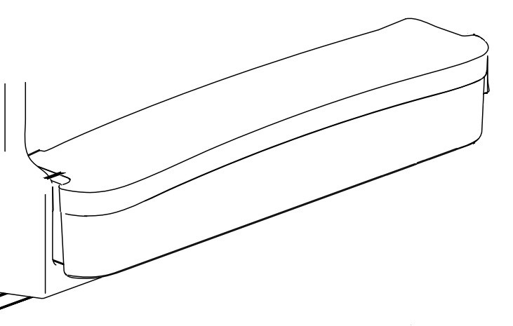 Norcold - Kit-serv-door Bin-curved Sh Llw - 62697612