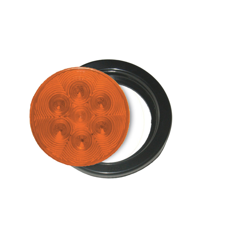 Tow Force Jammy - Amber Led 4' Round Grommet Mount Li - J-45-AK