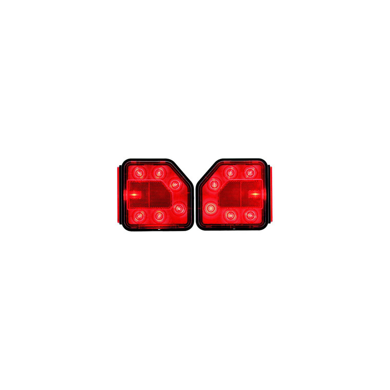 Optronics - Optronics TLL20RK Waterproof Ultra-Thin LED Trailer Light Set - TLL20RK