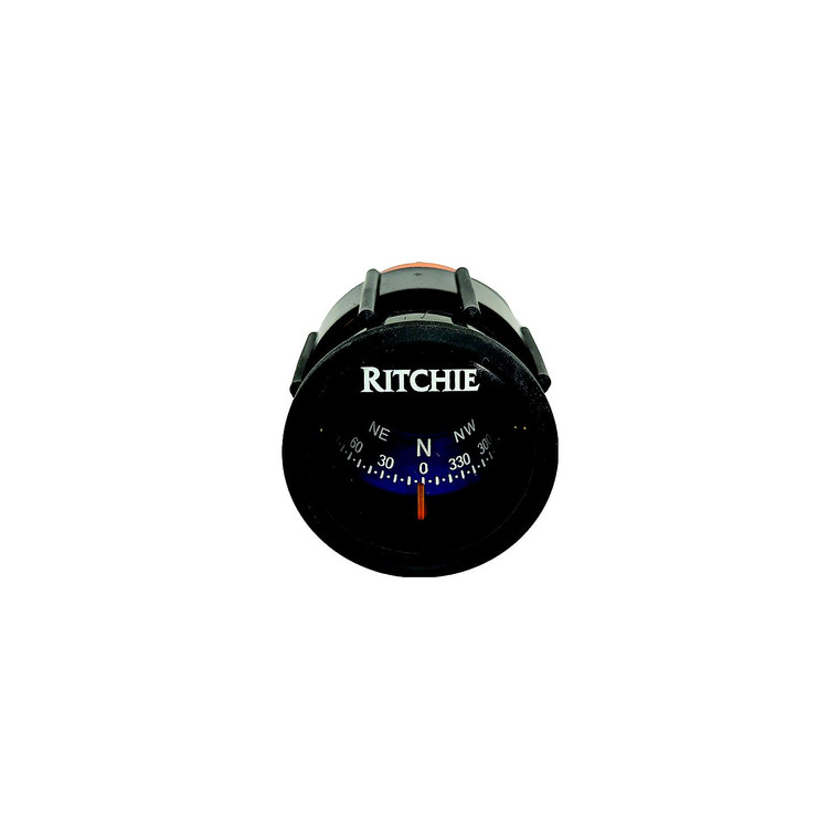 Ritchie Navigation - Ritchie X23BU Sport Dash Mount Compass, Black/blue dial - X-23BU
