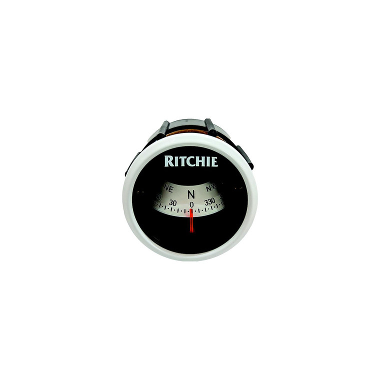 Ritchie Navigation - Ritchie X23WW  Sport Dash Mount Compass, White/white dial - X-23WW