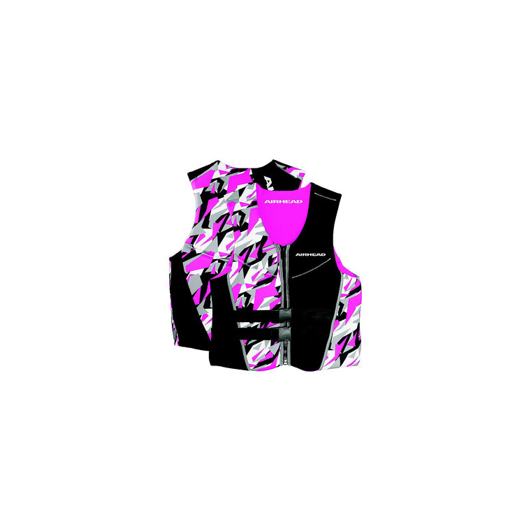 Airhead - Airhead 1500309BPI Adult Cool Neolite Kwik-Dry Life Vest, Pink Camo, Women's Med - 15003-09-B-PI Airhead - Airhead 1500309BPI Adult Cool Neolite Kwik-Dry Life Vest, Pink Camo, Women's Med - 15003-09-B-PI