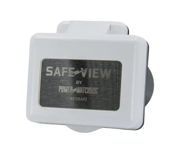 Hughes Auto - 50a Smart Rv Power Inlet - White - SV50API-W