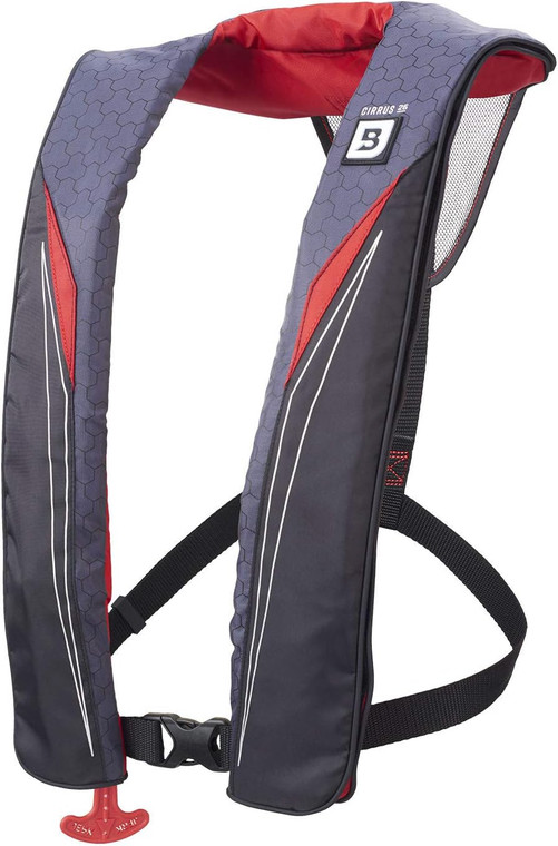 Bluestorm Bs-sl6f-21-red Cirrus 26 Conv Inflatable Pfd - Nitro Red - BS-SL6F-21-RED