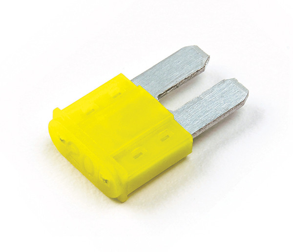 Grote 82-ant-i-20a Micro Blade -2 Fuse - 20 Amp, Yellow, 2-pack, Led Indicator - 82-ANT-I-20A
