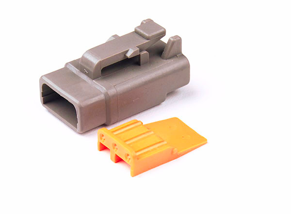 Grote 84-2486 Deutsch Dtm Series Housing And Wedgelocks - 3-way Female Plug - 84-2486