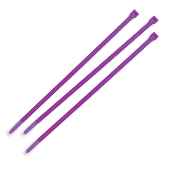 Grote 83-6035-3 Nylon Cable Ties - Color Ties - 1000 Pack, Purple - 83-6035-3