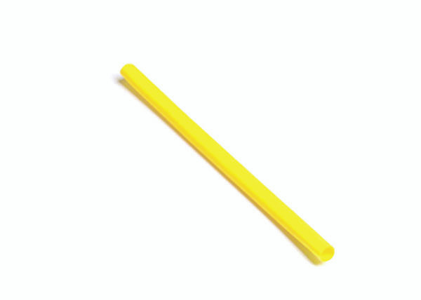 Grote 84-5025 Shrink Tube - 2:1 Single Wall, Yellow, 1/4" X 6", Pack Of 6 - 84-5025