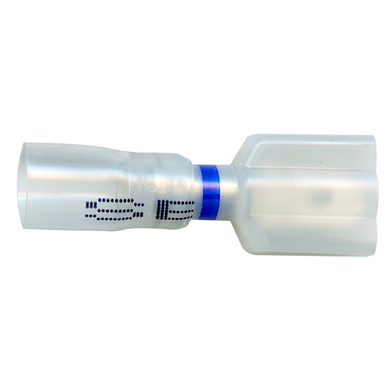 Grote 84-4430 Heat Shrinkable Quick Disconnect - Crystal Clear, 16-14 Gauge Male, .250" - 84-4430