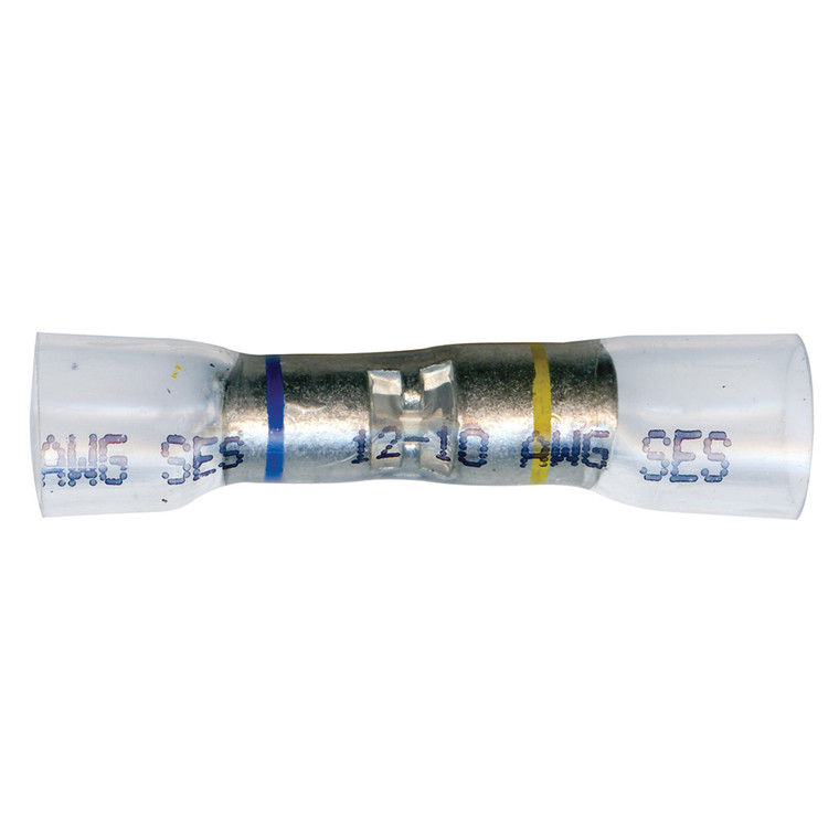 Grote 84-4625 Heat Shrinkable Step Down Butt Connector - Crystal Clear, 16-14 To 12-10 Gauge - 84-4625