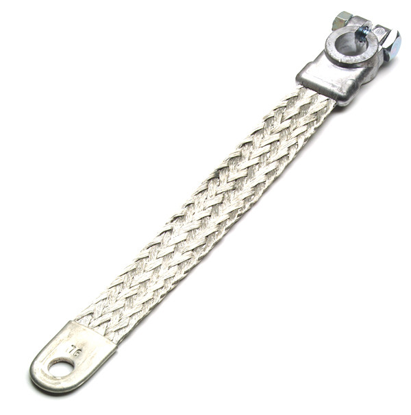 Grote 84-9464 Braided Ground Strap - 24" Clamp To Lug - 84-9464
