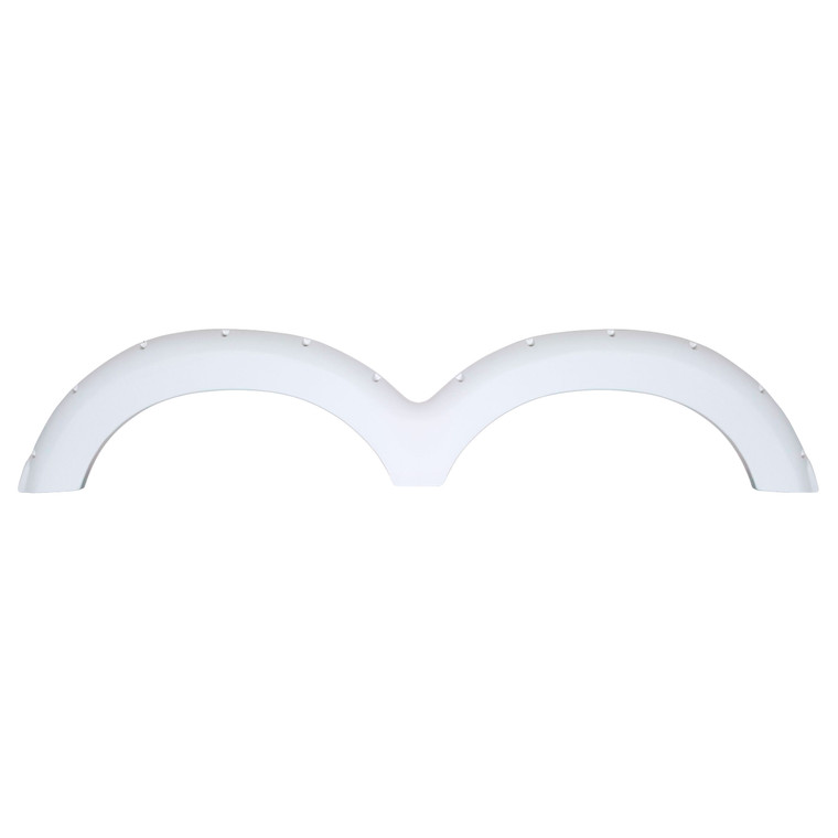 Icon 01613 Tandem Axle Fender Skirt Fs761 For Heartland - Polar White - 1613