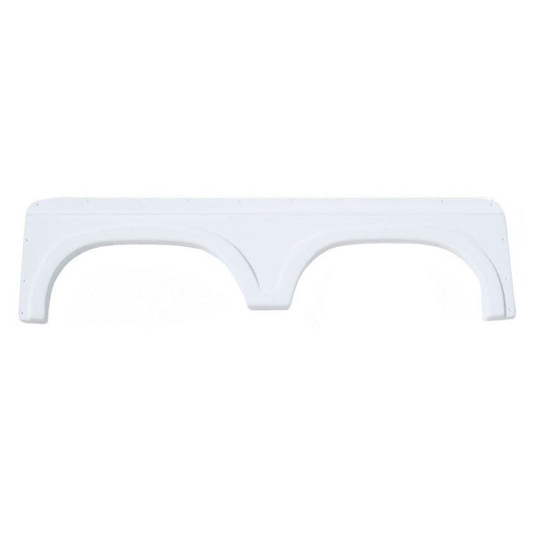 Icon 00414 Tandem Axle Fender Skirt Fs600 - Polar White - 414