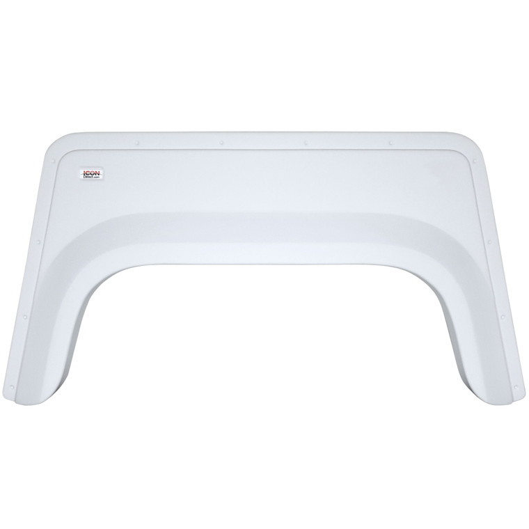 Icon 00393 Single Axle Fender Skirt Fs320 - Colonial White - 393